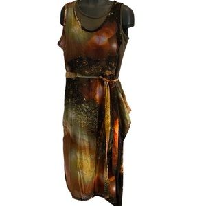 QED London sleeveless dress size M/L